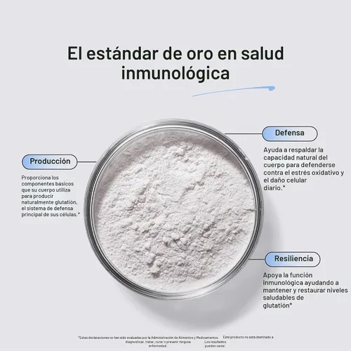 Vista 4 de Paquete de 2 suplementos inmunocales, 1 regular y 1 platino, apoya la producción natural de glutatión, apoyo inmunológico y antioxidante, salud