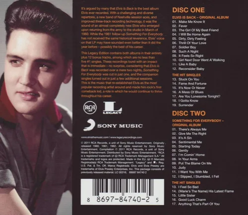 Vista 2 de Elvis Is Back Legacy Edition