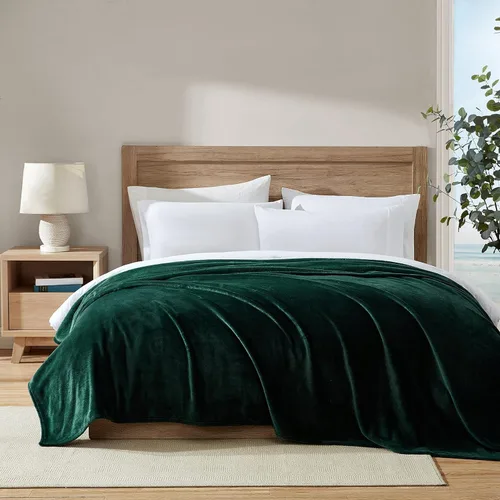Vista 9 de Nautica - Manta tamaño Twin, forro polar de felpa ultrasuave para cama o sofá, ropa de cama de peso medio para comodidad durante todas