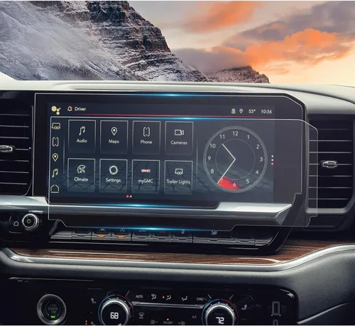 Vista 9 de YEE PIN Protector de pantalla GMC Elevation de 12.3 pulgadas 2022 GMC Sierra Accesorios, 2022 GMC Sierra 1500 SLE 2022 Protector de pantalla de 12.3