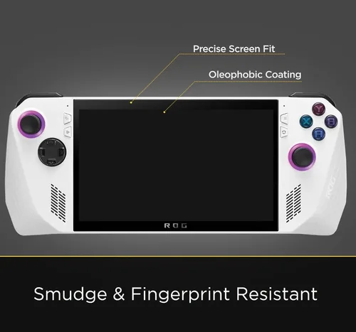 Vista 4 de magglass Protector de pantalla con bloqueo de luz azul para ASUS ROG Ally, protector de pantalla de vidrio templado de cobertura completa