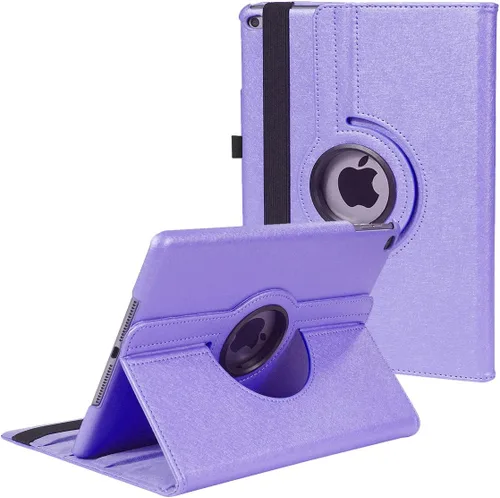 Vista 18 de Funda para iPad de 9.7 pulgadas 2018 2017/iPad Air 2 – Funda protectora con soporte giratorio de 360 grados, funda protectora inteligente