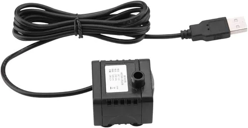 Vista 7 de Bomba sumergible de circulación de agua USB DC 5 V, mini bomba de circulación sin escobillas para peces y estanques pequeños
