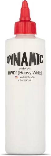 Vista 5 de Dynamic - Tinta de tatuaje, varios tamaños y colores, 1 Ounce, Blanco pesado. Sterilized and lot-numbered for full traceability; established