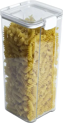Vista 4 de Kitchen Spaces Recipiente de almacenamiento de alimentos, capacidad de 3 tazas, sello hermético de tapa, compacto y apilable, ideal para frutos