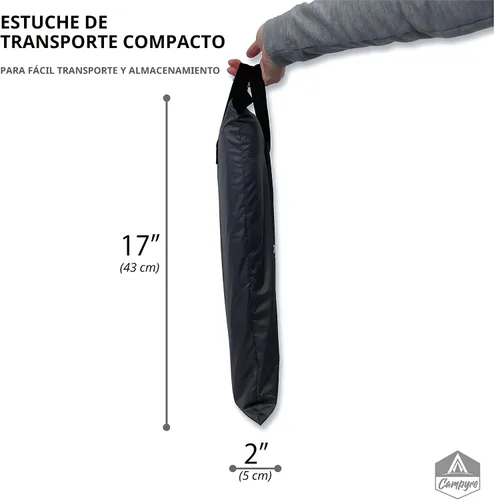 Vista 9 de Organizador de camping para tienda de campaña y RV con solapa con cremallera, almacenamiento de 9 estantes. Organizador de zapatos para RV