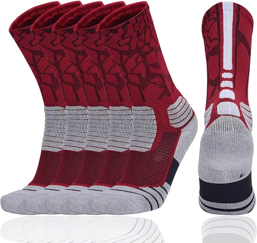 Vista 14 de Calcetines de baloncesto, calcetines deportivos de compresión para hombres, mujeres y jóvenes