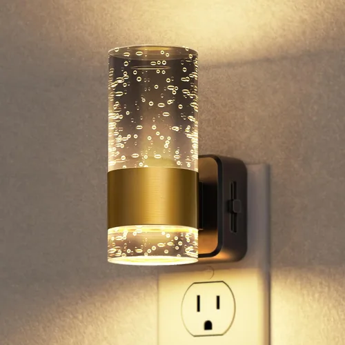 Vista 15 de Briignite - Luces nocturnas enchufables a la pared, luz nocturna LED moderna 3CCT Dusk to Dawn Sensor, 3000KĀ0Kŀ0K Change Nightlight, Dimmable