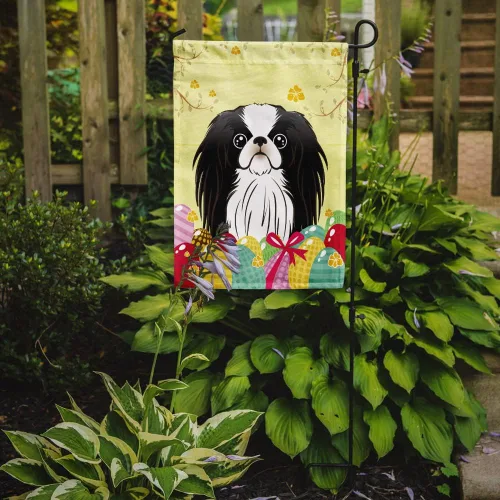 Vista 42 de Caroline's Treasures BB1923GF Bandera decorativa para jardín con diseño de Border Collie, para caza de huevos de Pascua, para jardín, jardín, patio