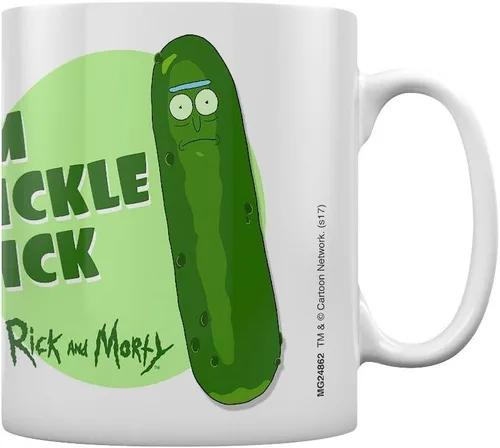Vista 4 de Cartoon Network Pyramid MG24862 Morty Pickle Rick - Taza de café, porcelana, multicolor, 10.1 fl oz