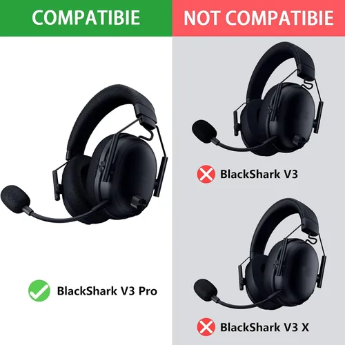 Vista 2 de Defean Almohadillas de gel refrescante para Razer BlackShark V3 Pro