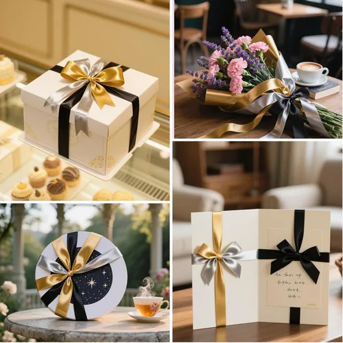 Vista 3 de ASTARON Cinta de satén para manualidades de 1 pulgada, cinta de tela de color negro dorado sólido para regalos, ramos de flores, envoltura, lazos