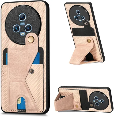 Vista 201 de Funda para Oppo K10x / OnePlus Nord CE 2 Lite 5G Funda para Realme 9 5G / 9 Pro / Q5 / V25 Funda de piel sintética con ranuras para tarjetas