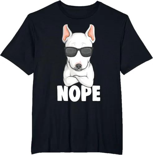 Vista 79 de Camiseta de perro Bull Terrier para niños y mujeres, Negro