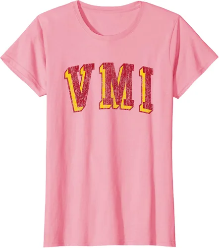 Vista 8 de VMI Keydets Retro Arch Camiseta, Negro