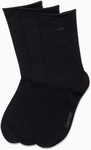 Vista 3 de Calvin Klein Calcetines para mujer - Calcetines de cuello redondo (paquete de 3)