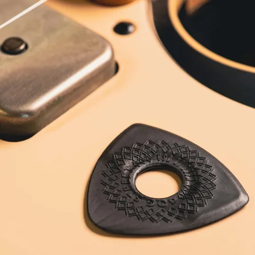 Vista 2 de NUEVA mezcla acústica de Bog Street, mezcla mediana a fina, paquete variado de púas de guitarra (paquete de 6)