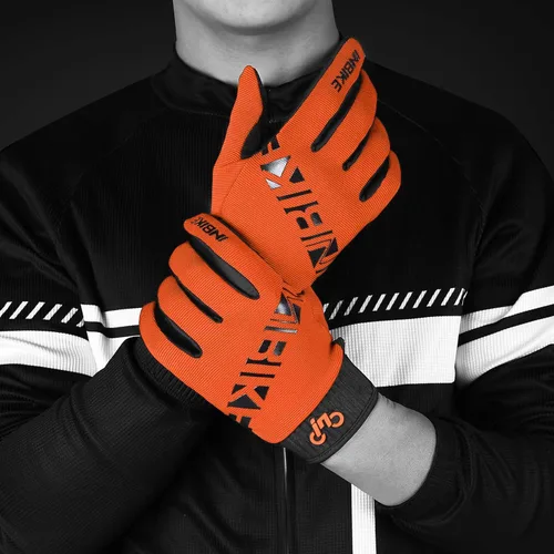 Vista 2 de INBIKE - Guantes de ciclismo para hombremujer con pantalla táctil, guantes de bicicleta con almohadilla antideslizante para ciclismo de montaña MTB