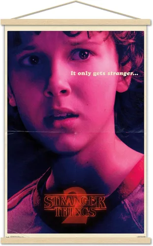 Vista 14 de Trends International Netflix Stranger Things: Season 2 - Póster de pared de Once de 22.4 pulgadas de largo x 14.7 pulgadas, versión enmarcada