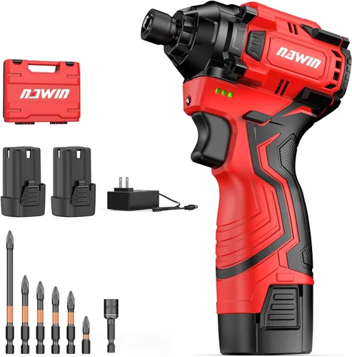 Vista 7 de Kit de destornillador de impacto inalámbrico 16.8V Máximo torque 140Nm (105 pies-libras) Destornillador de impacto eléctrico de alta rotación Motor