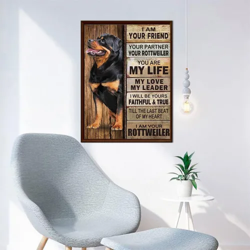 Vista 3 de UPABLUNSO Kit de pintura de diamantes 5D con diseño de diamantes con texto en inglés "I Am Your Friend I Am Your Friend", para adultos, pintura por