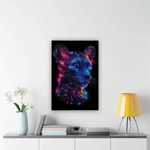 Vista 6 de Synthwave Neon City Print – Vaporwave Retro Art Poster – Digital Abstract Wall Decor for Modern Living Room Poster Canvas Artwork Prints Rustic