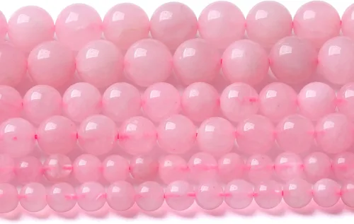 Vista 14 de 4MM 86 piezas Cuentas sueltas de piedra natural de amazonita calcedonia para hacer joyería DIY Pulsera Collar 1 hebra
