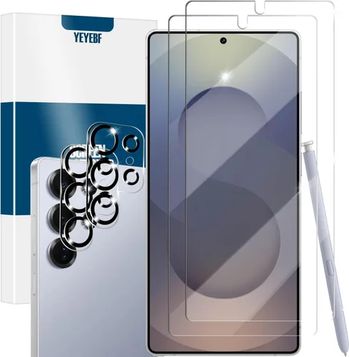 Vista 15 de Protector de pantalla de vidrio templado transparente para Galaxy S20 FE HD + protectores de lente de cámara, [2+2 unidades] [vidrio 3D]