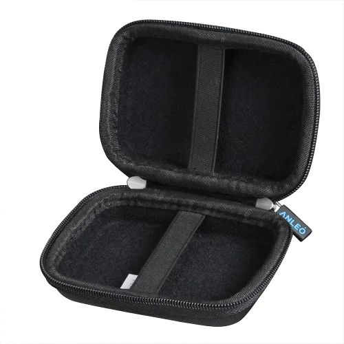 Vista 3 de Anleo Estuche rígido de viaje para Mattel UNO Classic Card Game (Solo estuche) (negro)