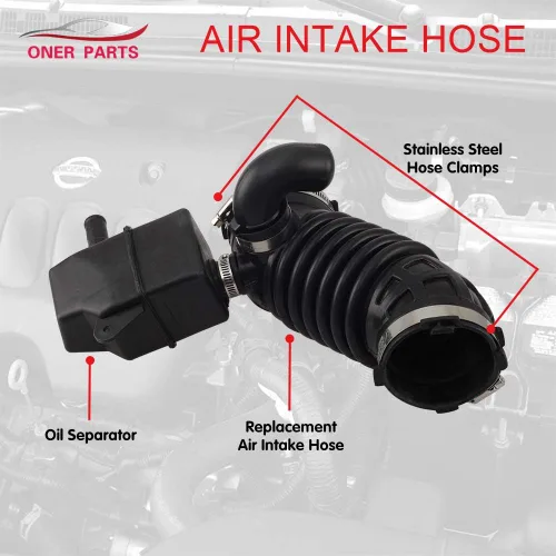 Vista 2 de Mangueras de admisión de aire limpias para motor, sustituyen 16576-ET00A – Compatibles con Nissan Sentra 2.0L 2007, 2008, 2009, 2010, 2011, 2012