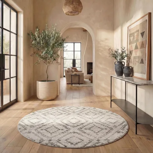 Vista 52 de SAFAVIEH Colección Adirondack Alfombra Decorativa - 2'6" x 4', Negro y Marfil, Diseño Moderno Desgastado, No Desprende Pelusa y Fácil Cuidado, Ideal