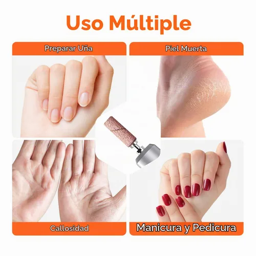 Vista 6 de Modelones - Broca de uñas, 200 unidades, mini bandas pequeñas para lijar uñas