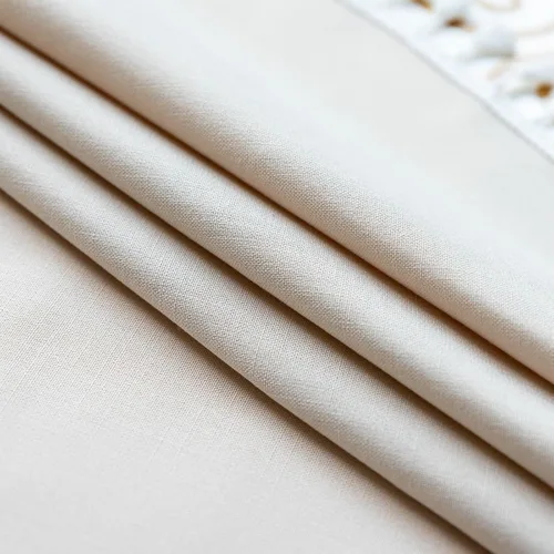 Vista 5 de Party Tablecloth, Round 47 inch, Beige, Polyester Solid Color Table Decorations