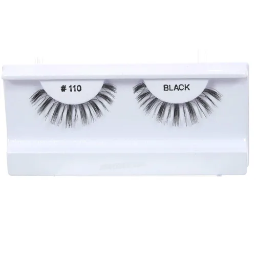 Vista 42 de 100 pares de pestañas postizas 100% cabello humano negro natural #412