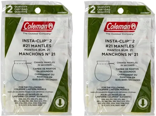 Vista 2 de Coleman 21A134C Mantle Sock Instaclip Wire 4Pk Lantern