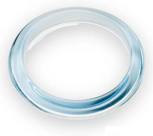 Vista 3 de Brazalete de resina - Pulsera acrílica - Transparente con un toque