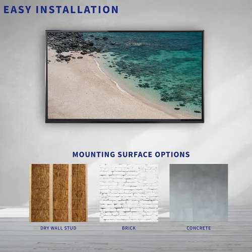 Vista 7 de VIVO Soporte de pared plano para TV Micro-Gap diseñado para Samsung Neo QLED 2021-2023 de 43 a 85 pulgadas (excluyendo la serie QN95C) y más, perfil