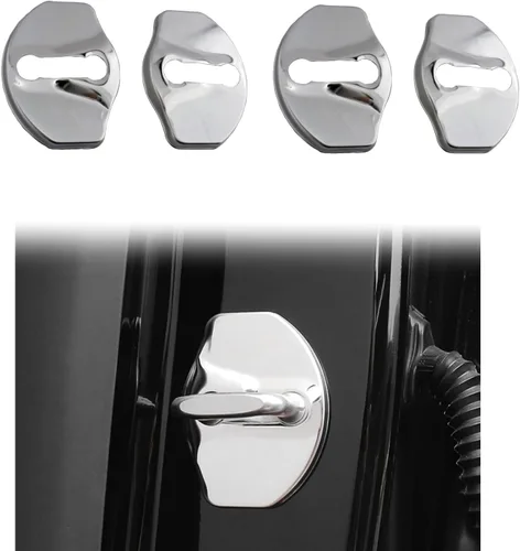 Vista 7 de Compatible con 2026 2025 Tesla Model Y Juniper - Protector de silicona para cerradura de puerta, compatible con 2017-2026 Modelo 3 (Highland)