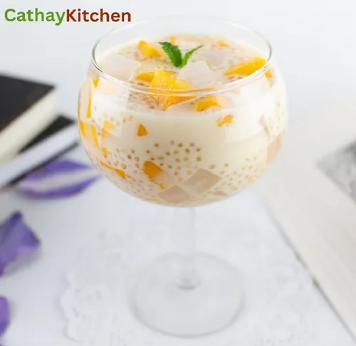 Vista 3 de Perlas de Sago de Tapioca de yuca Las mejores para té de burbuja con leche Boba, Certificado No-GMO, Sin Gluten, Bolas de Sago para postres, Sopa