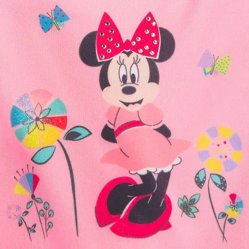 Vista 2 de Disney Minnie Mouse Deluxe Maillot con tutú para niñas
