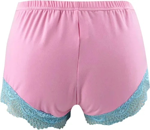 Vista 6 de Conjunto de pijama de dos piezas para mujer, conjunto de lencería sexy con cuello en V