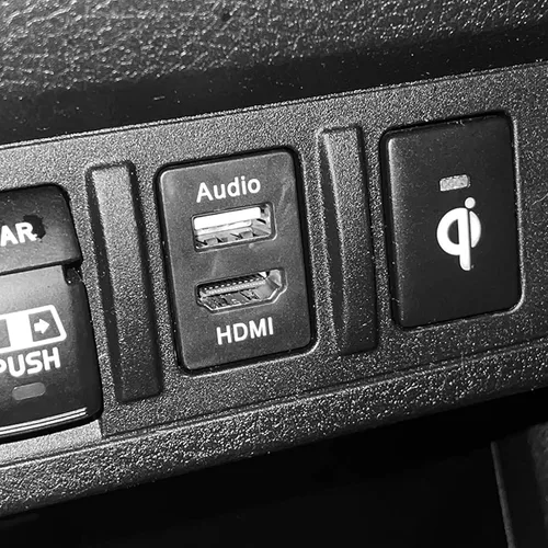 Vista 6 de Timloon Cable de montaje de enchufe HDMI+USB Entrada de audio Relé de audio Uso para Toyota (tipo A)