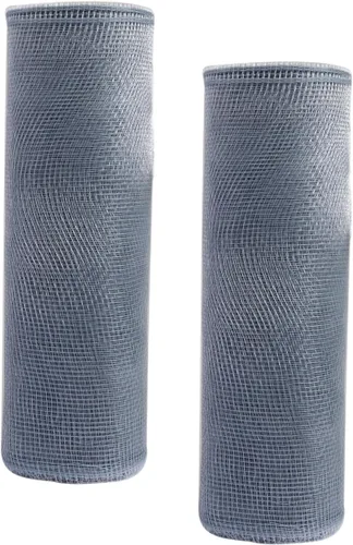 Vista 69 de YYCRAFT Paquete de 2 cintas de malla de polímero metálico de 6 pulgadas (total 20 yardas, verde manzana)