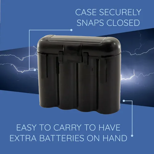 Vista 6 de Powertron Batteries 3 Pack AA/AAA / CR123A Black Battery Holder Storage Cases
