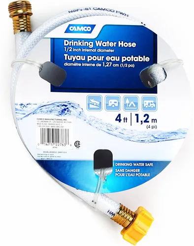 Vista 6 de Midea Deshumidificador de 50 pintas y manguera de agua potable Camco TastePURE de 4 pies