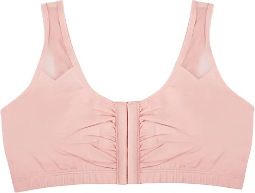 Vista 4 de Fruit of the Loom - Brasier deportivo con cierre frontal y correas de malla para mujer