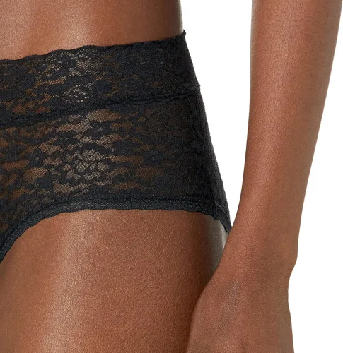 Vista 5 de Tienda Essentials Ropa interior hipster elástica de encaje para mujer, paquete de 4