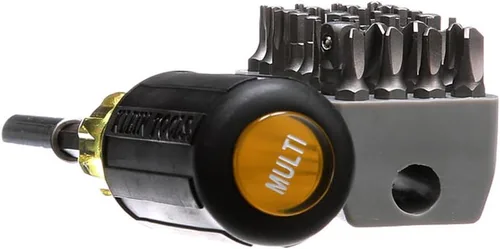 Vista 11 de Klein Tools 32510 Destornillador magnético de puntas múltiples con puntas resistentes Torx, hexagonal, llave inglesa, de tres alas, Torq y tuerca a