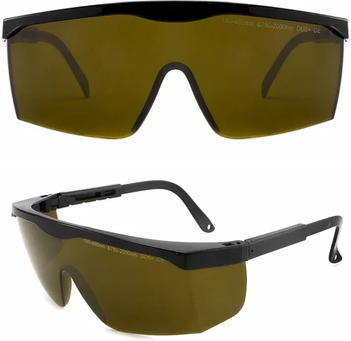 Vista 9 de Alsenor IPL 190 nm-2000 nm Gafas de Seguridad Láser para Operadores de Cosmetología Láser, Protección para los Ojos y Tratamiento de Depilación Láser