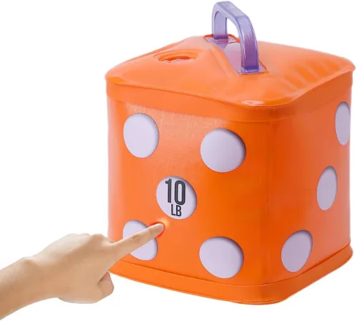 Vista 2 de Pesa rusa de agua suave de 7/10/15 libras, pesas llenas de agua para ejercicio de fitness, juego de mancuernas de agua portátiles, pesas rusas